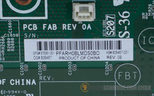 HP Tertiary GPU Riser 1x x16 PCIe 3.0 incl. cage DL380 Gen10 809467-001 876320-001