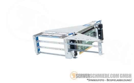 HP Tertiary GPU Riser 1x x16 PCIe 3.0 incl. cage DL380 Gen10 809467-001 876320-001