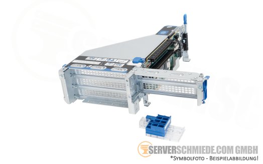 HP Tertiary Riser Kit 2x x16 PCIe 5.0 full profile DL380 Gen11 P48804-B21 +NEW+