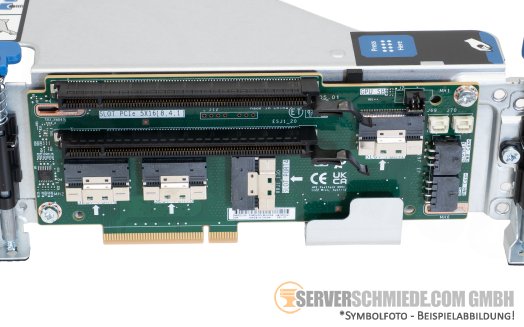 HP Tertiary Riser Kit 2x x16 PCIe 5.0 full profile DL380 Gen11 P48804-B21 +NEW+