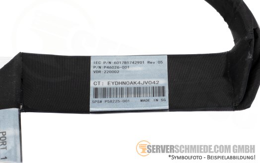 HP Tertiary Riser Kit 2x x16 PCIe 5.0 full profile DL380 Gen11 P48804-B21 +NEW+