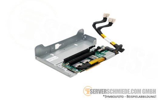 HP Tertiary Riser Kit 2x x16 (x8 lanes) PCIe 5.0 FP full profile incl. cable ML350 Gen12 P53213-001 +NEW+
