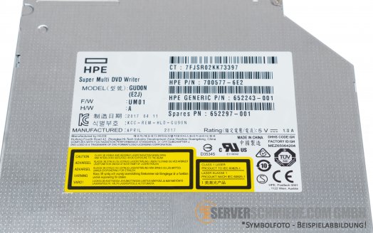 HP Ultra Slim DVD Writer 700577-6E2