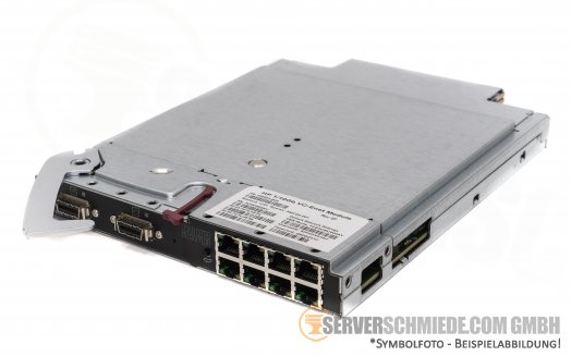 HP Virtual Connect 1/10Gb VC Ethernet Module 8x 1GbE RJ-45 copper 2x 10GbE CX4 399593-B22 399725-001 - C7000
