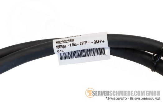 HP X240 1m DAC Direct Attached Kabel cable copper 40Gb QSFP+ Copper JG326A Original