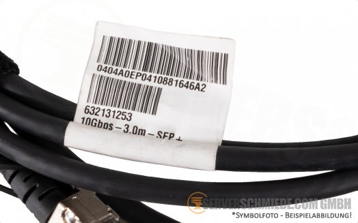 HP X240 3m DAC Direct Attached Kabel cable 10GbE SFP+ Copper JD097C
