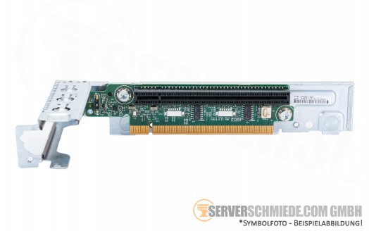 HP XL170r Blade CPU 1 left low Profile Primary riser Slot 1 PCIe x16 + bracket cage 874296- B21