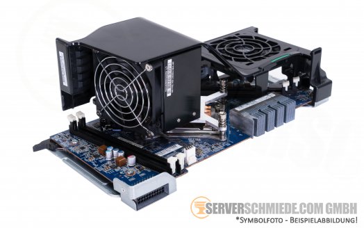 HP Z640 2nd CPU Riser Board mit Heatsink und FAN 710326-001 2011-3