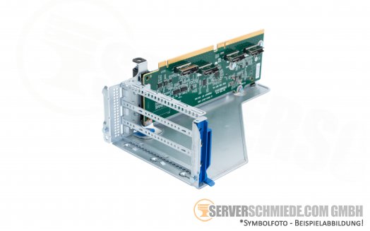HP DL380 Gen10 4-port 8 NVMe Primary Secondary Slim SAS Riser 851408-001 with Cage