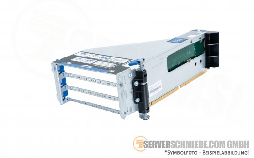 HP DL380 Gen10 4-port 8 NVMe Primary Secondary Slim SAS Riser 851408-001 with Cage
