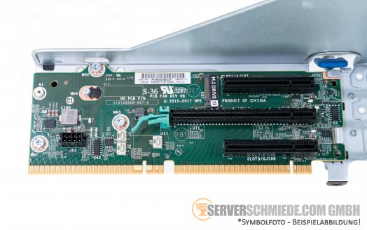 HPE DL380 DL560 Gen10 1st Primary Riser PCIe x8 / x16 / x8 1x M.2 with Cage 826701-B21