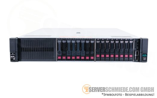 HPE ProLiant DL380 Gen10 G10 2U Server 8x SAS + 8x U.2 NVMe 2x Intel Xeon 6154 Scalable 18x 3,00 GHz 256GB DDR4 2x 1,92TB SSD 2x 1400W HotSwap PSU + Rails