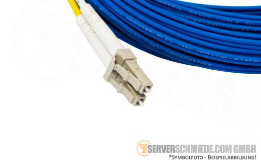 HPE QK735A LWL 15m Glasfaser Kabel 2x LC Duplex 50/125 OM4 Patchkabel Netzwerk Premier Flex +NEW+