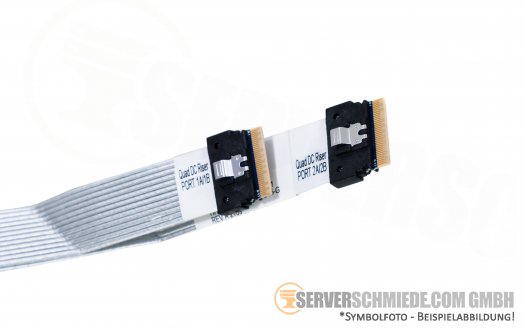 HPE Slim SAS NVMe Cable DL380 Gen10 Bay 2 - 8 to 16x NVMe Port 1+2 869814-001