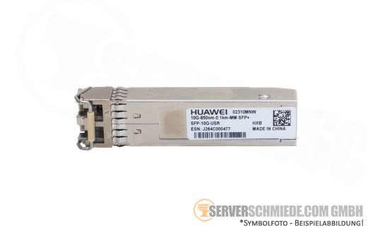 Huawei 10Gb SFP+ Transceiver 850nm 100m Multi-Mode SR LC Duplex 02310MNW SFP-10G-USR