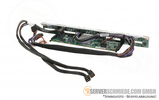 IBM 10x SFF SAS SATA drive Backplane Kit inkl. bracket Expander + cables  for x3550 M5 00FJ758
