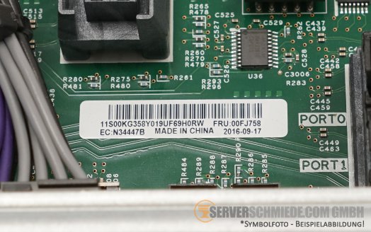 IBM 10x SFF SAS SATA drive Backplane Kit inkl. bracket Expander + cables  for x3550 M5 00FJ758