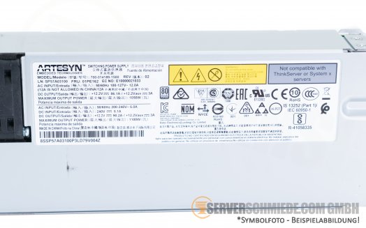 IBM 1100W PSU Netzteil 700-014189-1500 01PE162