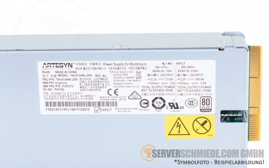 IBM 1300W Artesyn PSU Netzteil for IBM Flash System AF 900 01AF314 01AF370