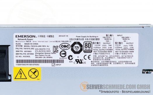 IBM 1400W PSU Netzteil 69Y5953 7001616-J002