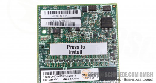 IBM ServeRAID M5100 M5110 Series 1GB Raid Cache Flash Upgrade FRU 46C9029 L3-25436-05A N28692C