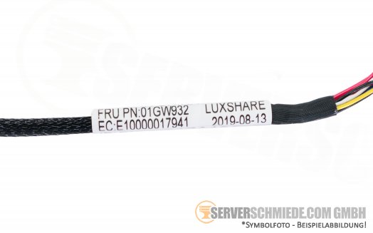 IBM 30cm Battery cable 1x 9pin 1x 8pin 01GW932