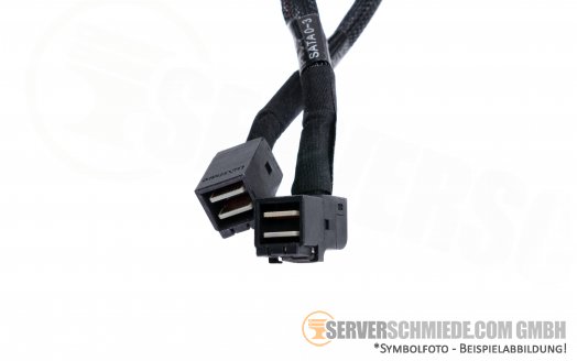 IBM 35cm SAS Kabel 1x SFF-8643 gerade 1x SFF-8643 winkel 00FC268