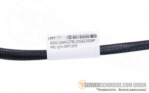 IBM 35cm SAS Kabel 1x SFF-8643 gerade 1x SFF-8643 winkel 00FC268