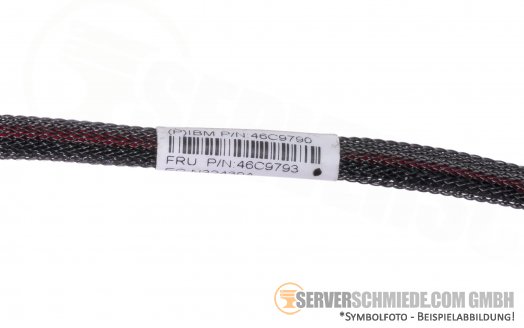 IBM 40cm Battery Cable Raid Cache M5200 Series 1x 9-pin 1x 6-pin 46C9790  M5210