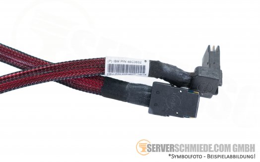 IBM 50cm SAS Kabel 1x SFF-8087 gerade 1x SFF-8087 winkel 44E4568 46C3652