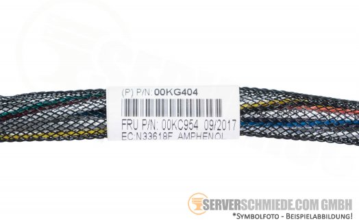 IBM 60cm SAS Cable 1x SFF-8643 winkel 1x SFF-8643 gerade 00KG404 00KC954 for x3550 M5