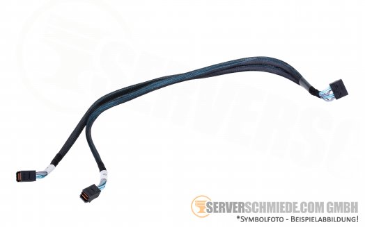 IBM 55cm SAS Kabel 2x SFF-8643 (double) gerade to 2x SFF-8643 gerade 00FK842 00FK843 (Kitbestandteil)