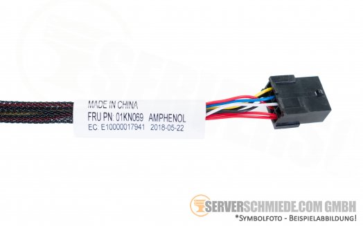 IBM Lenovo 65cm Battery BBU capacitor cable 1x 9-pin to 1x 8-pin SR650 V2 V3 SR570 SR630 V3 01KN069