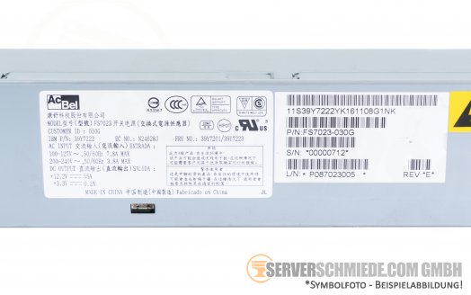 IBM 675W PSU Netzteil  39Y7222 39Y7201 39Y7223
