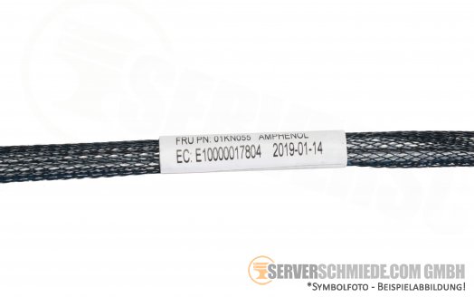 IBM 75cm SAS Kabel 1x Double SFF-8643 -- 1x 65cm SFF-8643 winkel 1x 75cm  SFF-8643 winkel 01KN055