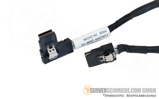 IBM 80cm SAS Kabel 1x SFF-8087 gerade to 1x SFF-8087 winkel x3250 M4 M5 81Y7527