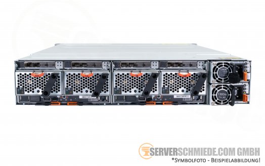 IBM All Flash AF 900 Raid SAN Storage 9843-AE3 8/16Gb* FC / QDR Infiniband* 2x PSU 1,1 Mio IOPS vmware Virtualisierung High Performance