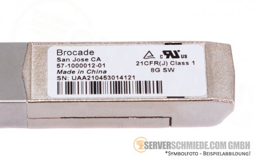 IBM Brocade GBIC 8Gb SFP+ Transceiver 850 nm 57-1000012-01 21CFR Class1 FC Fibre Channel 44X1970 44X1974