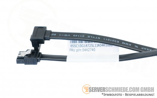 IBM Lenovo 45cm SATA-3 Kabel cable 1x winkel 1x gerade 04X2740