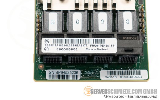 IBM Lenovo 930-16i 8GB 12G SAS 4x SFF-8643 Raid Storage Controller 0, 1, 10, 5, 50, 6, 60 01PE498