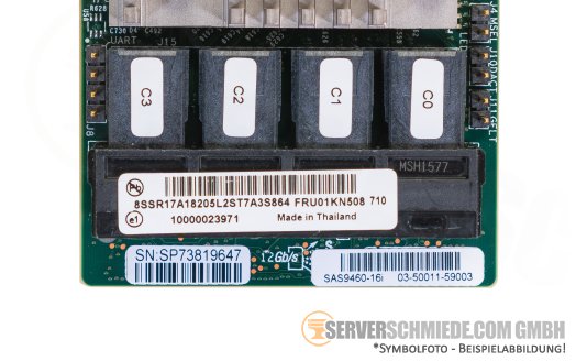 IBM Lenovo 930-16i 4GB 12G SAS 4x SFF-8643 Raid Storage Controller 0, 1, 10, 5, 50, 6, 60 01KN508