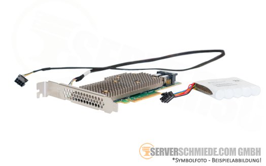 IBM Lenovo 930-8i SAS 9460-8i 2GB 12G SAS SATA 2x SFF-8643 Raid Storage Controller 0, 1, 10, 5, 50, 6, 60 01KN507 incl. BBU