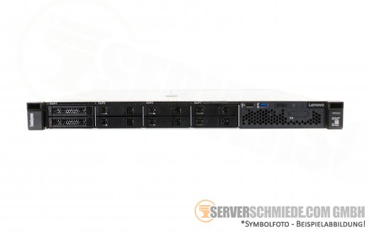 IBM Lenovo SR530 19" 1U 8x 2,5" SFF 2x Intel XEON Scalable LGA3647 Server SAS Raid vmware Server 2x PSU