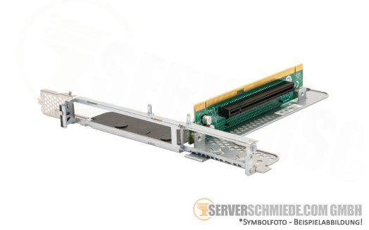 IBM Lenovo SR630 2x Low Profile Riser inkl. Bracket 2x PCIe 3.0 x16 01KP733 01GV296