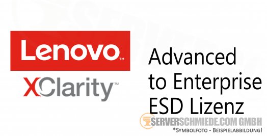 IBM Lenovo ThinkSystem XCC Xclarity Advanced to Enterprise ESD Lizenz KVM Management