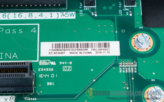 IBM Lenovo x3650 M5 PCIe Riser GPU 1x PCIe x16 1x ML2 Slot with cage 00FK631 00KA536