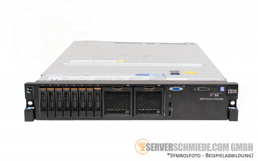 IBM SAN 2145-DH8 Storage Volume Controller 8x 2,5" SFF 2x Intel XEON E5-2600 v1 / v2 2x PSU