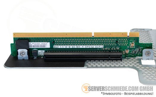 IBM Secondary Riser 1x x16 PCIe 3.0 FP (75W) + 1x x16 PCIe 3.0 LP (25W) x3550 M5 00KG371 00KF689