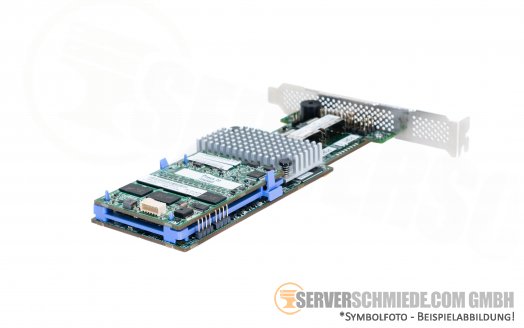 IBM ServeRAID M5110 LSI SAS2208 8-port 6G SAS PCIe x8 Controller Raid: 0, 1, 5, 6, 10, 50, 60 00AE807 with 1GB cache module