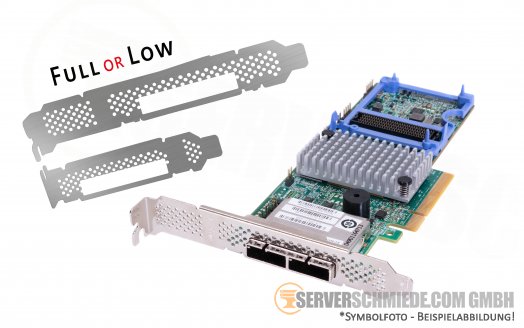 IBM ServeRAID M5120 6G 8 Port SAS/SATA Raid PCIe x8 Controller for HDD SSD 2x SFF-8088 extern Raid: 0, 1, 10, 5, 50, 6, 60